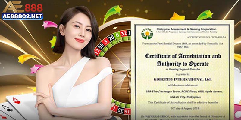 Chứng nhận BMM thể hiện sự uy tín và minh bạch của nhà cái